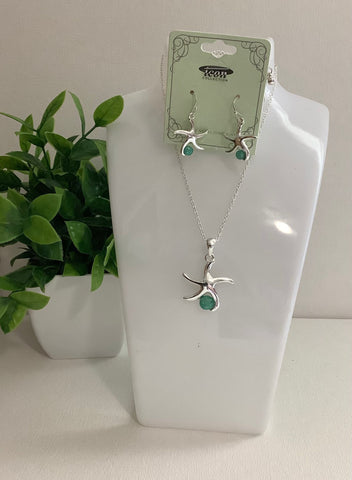 Set estrella con aretes