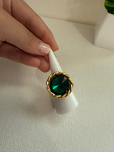 Anillo Cristal Trenza