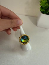 Anillo Cristal Trenza