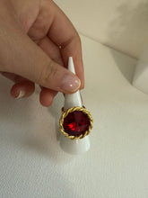 Anillo Cristal Trenza