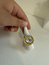 Anillo Cristal Trenza