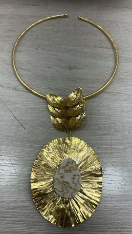 Choker Ovalado Piedra Nacar