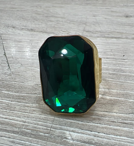 Anillo Cuadrado Cristal OL