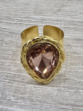 Anillo Gota borde Torcido