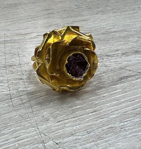 Anillo Set Doble Flor