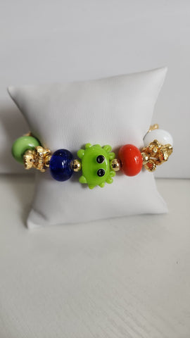 Pulseras de Cerámica  Colores Cangrejo