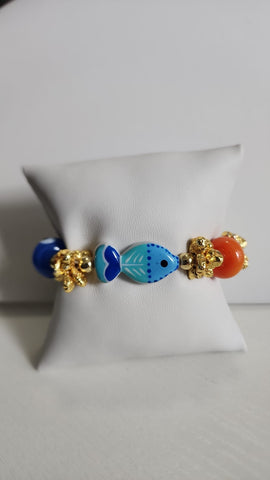 Pulseras de Cerámica  Colores Pez