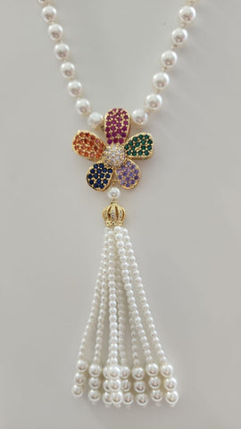 Corbatina  Flor Diamantado