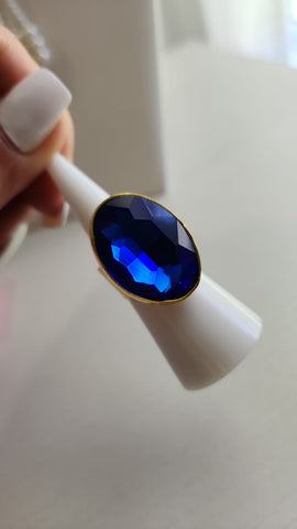 Anillo Georgina  Azul