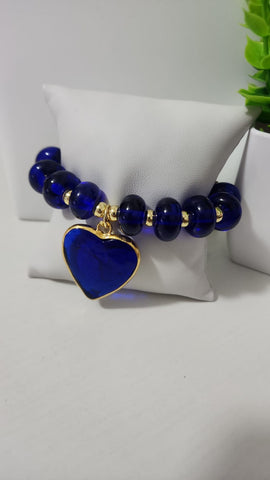 Pulsera Esferas  Azules
