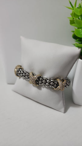 Pulsera Infinito Rodio