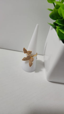 Anillo de dos Mariposa