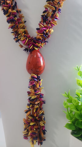 Collar Semilla Orange