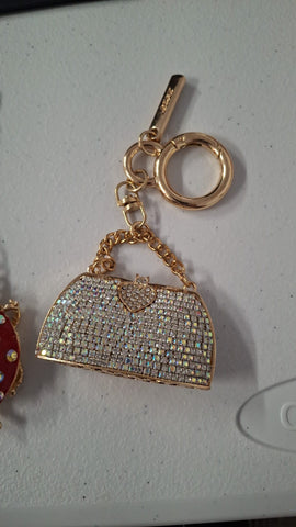 llavero cartera diamantada