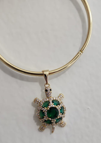 Gema de Tortuga  Verde Esmeralda