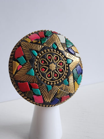 Anillo Redondo  Mosaico  Colores #01