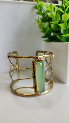 Bangel Lineal  Piedra Cuarzo Verde