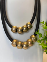 Collar en Capas  Balines  Plata #073