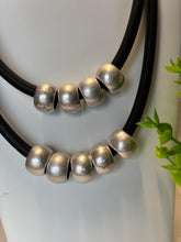 Collar en Capas  Balines  Plata #073