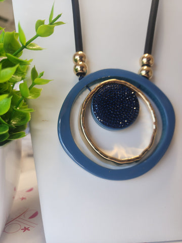 Collar Espiral  Con Aretes