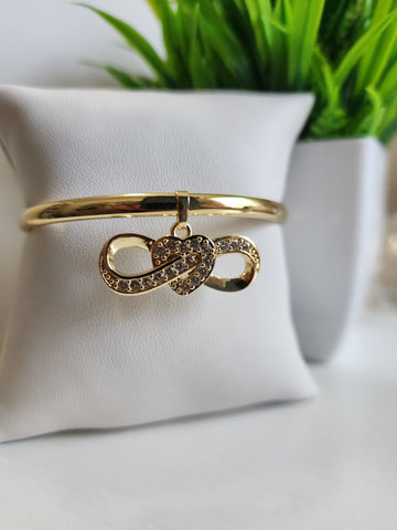 Gema Infinito con  Corazón Diamantado