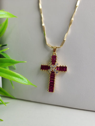 Cruz de Baggette  Fushia
