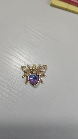 Abeja Corazón Violeta