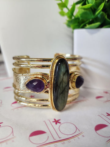 Bangel Cuarzo con piedra Violeta