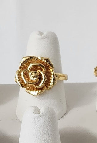 Anillo Flor Lisa