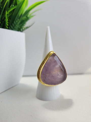 Anillo Violeta Gota