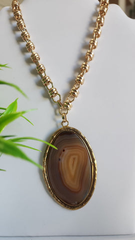 Cadena y Gema  Marron