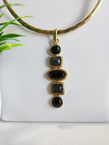 Gema Lineal  Cuarzo y Onix