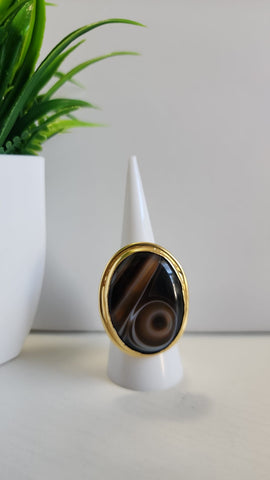 Anillo Ovalado  Oscuro