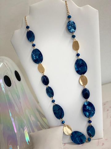 Collar Metálico Azul