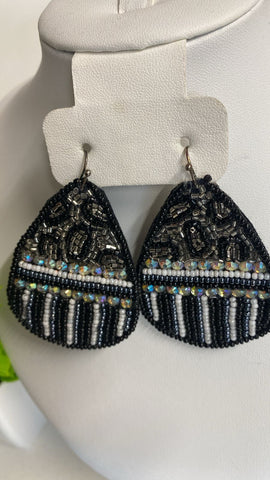 Aretes Cuencas Gota Oscuro # 2