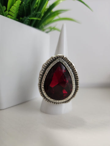 Anillo  Piedra Roja
