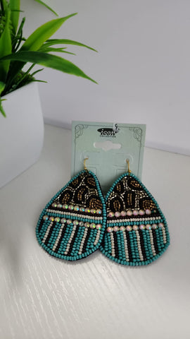 Gotas Azules  Turquesa con animal print