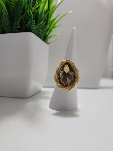 Anillo Gota Trenzado