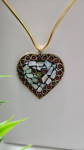 #14-Gema Corazón  Mosaico