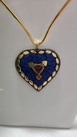 #47-Gema Corazón  Mosaico