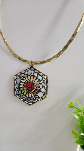 #22-Gema Hexagonal  Mosaico