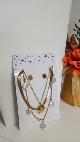 Trio de cadena Sol Liquidación