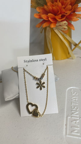 Dúo de Cadena Corazones Liquidacion