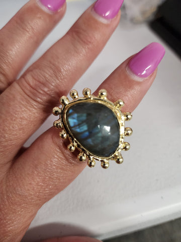 Anillo Fiesta azul
