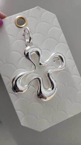 Gema  Gota Flor  Plata