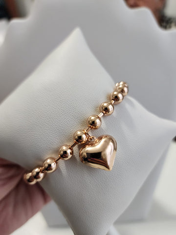Pulsera  de Balines  Corazón