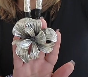 Collar Doble Flor ZK