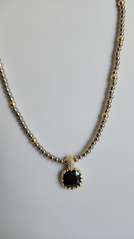 #236 Negro-Collar de Balines