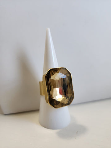 Anillo Cuadrado  Oro