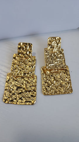 Aretes Cracker Oro